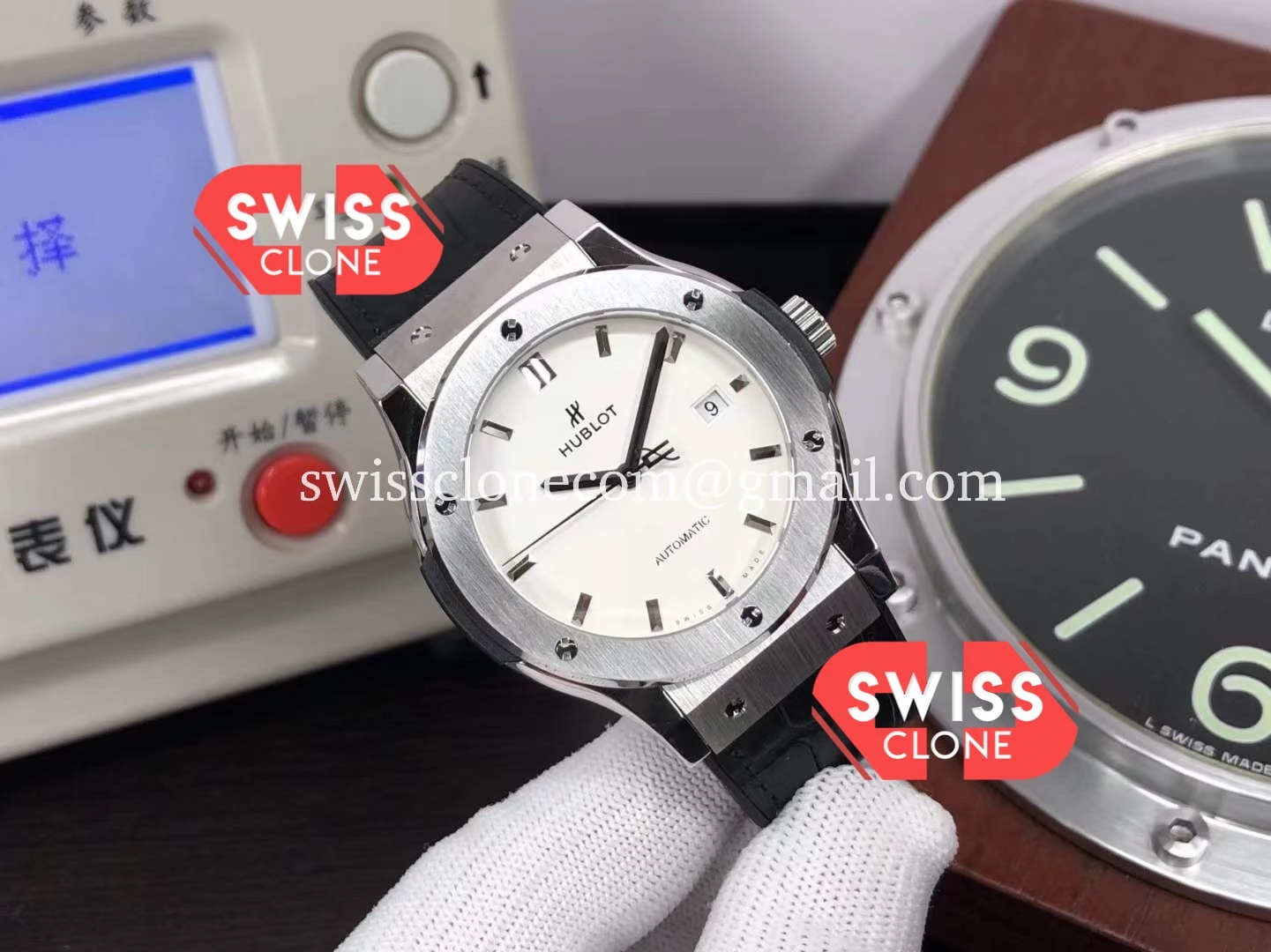 Hublot Classic Fusion 42MM White Dial 904L 1:1 Super Clone - Bezel & Case Profile