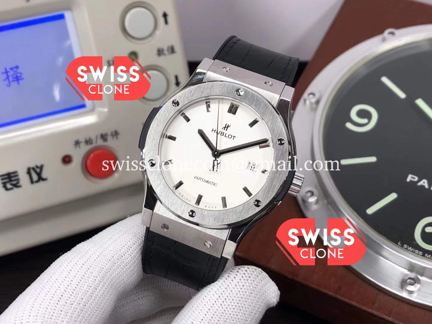 Hublot Classic Fusion 42MM White Dial 904L 1:1 Super Clone - Caseback & Cloned Calibre Movement