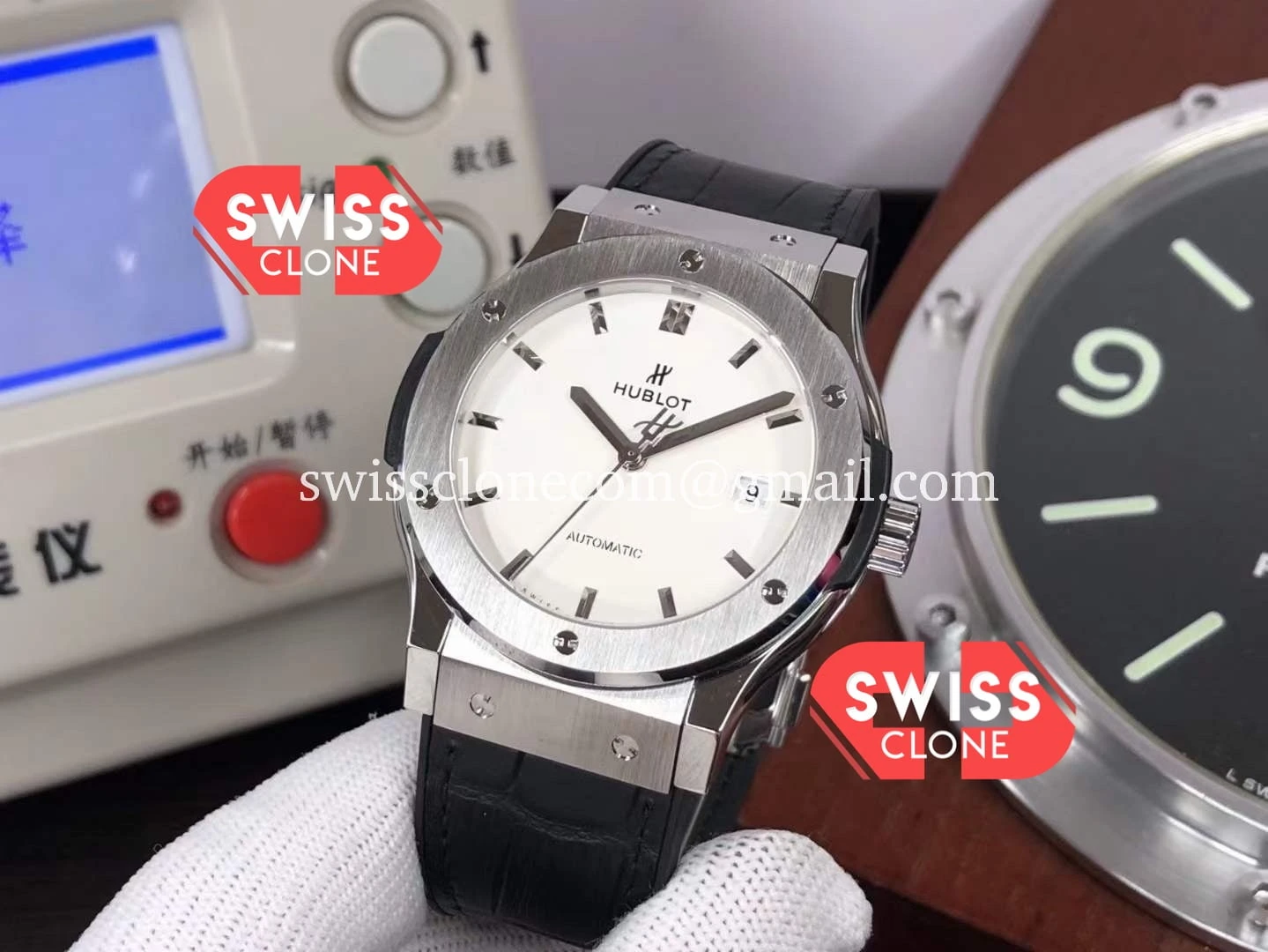 Hublot Classic Fusion 42MM White Dial 904L 1:1 Super Clone - Clasp & Bracelet Finishing