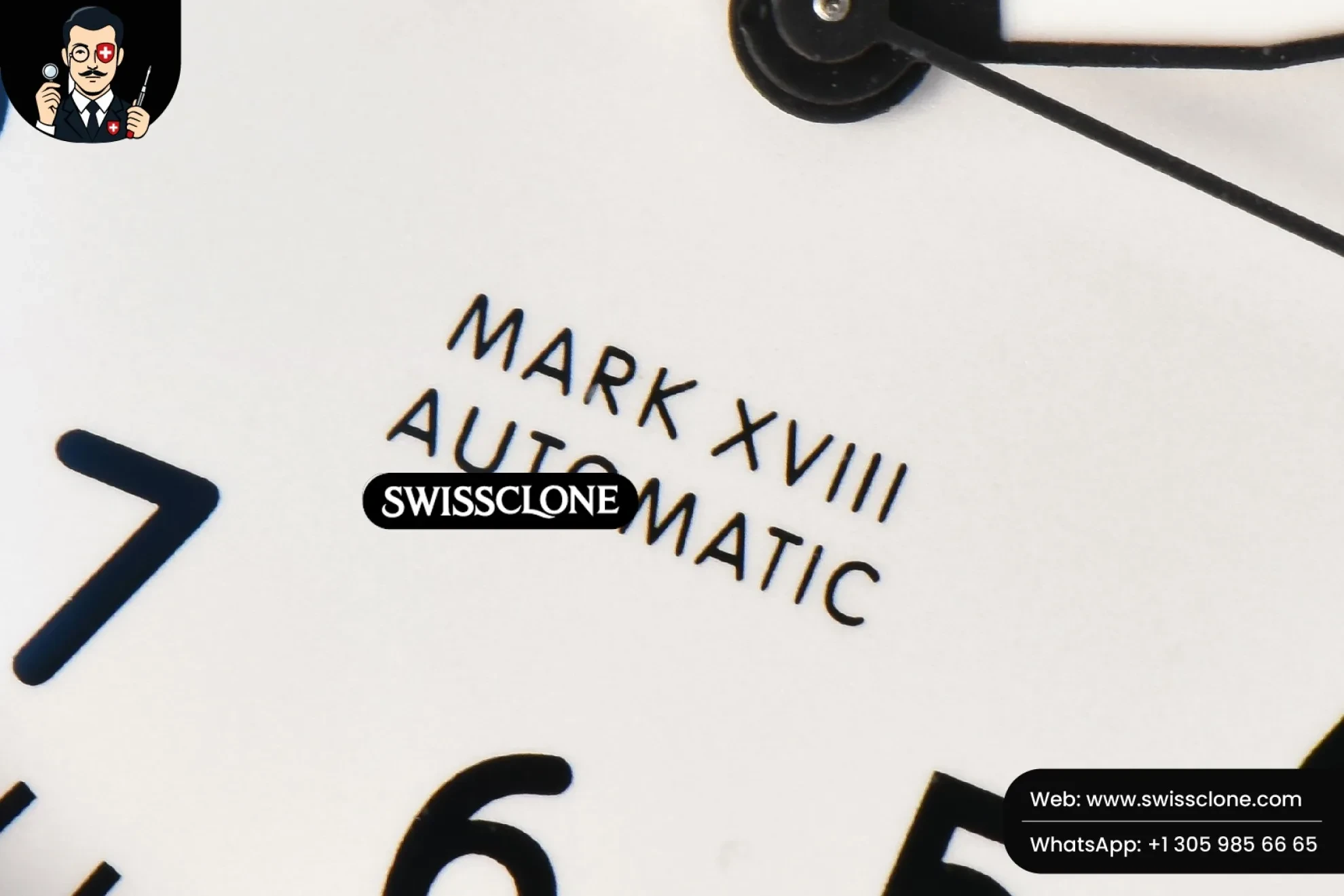 IWC Mark XVIII IWC327012 V7F 40mm White Dial V7F 1:1 Super Clone - Lateral Case Thickness Profile