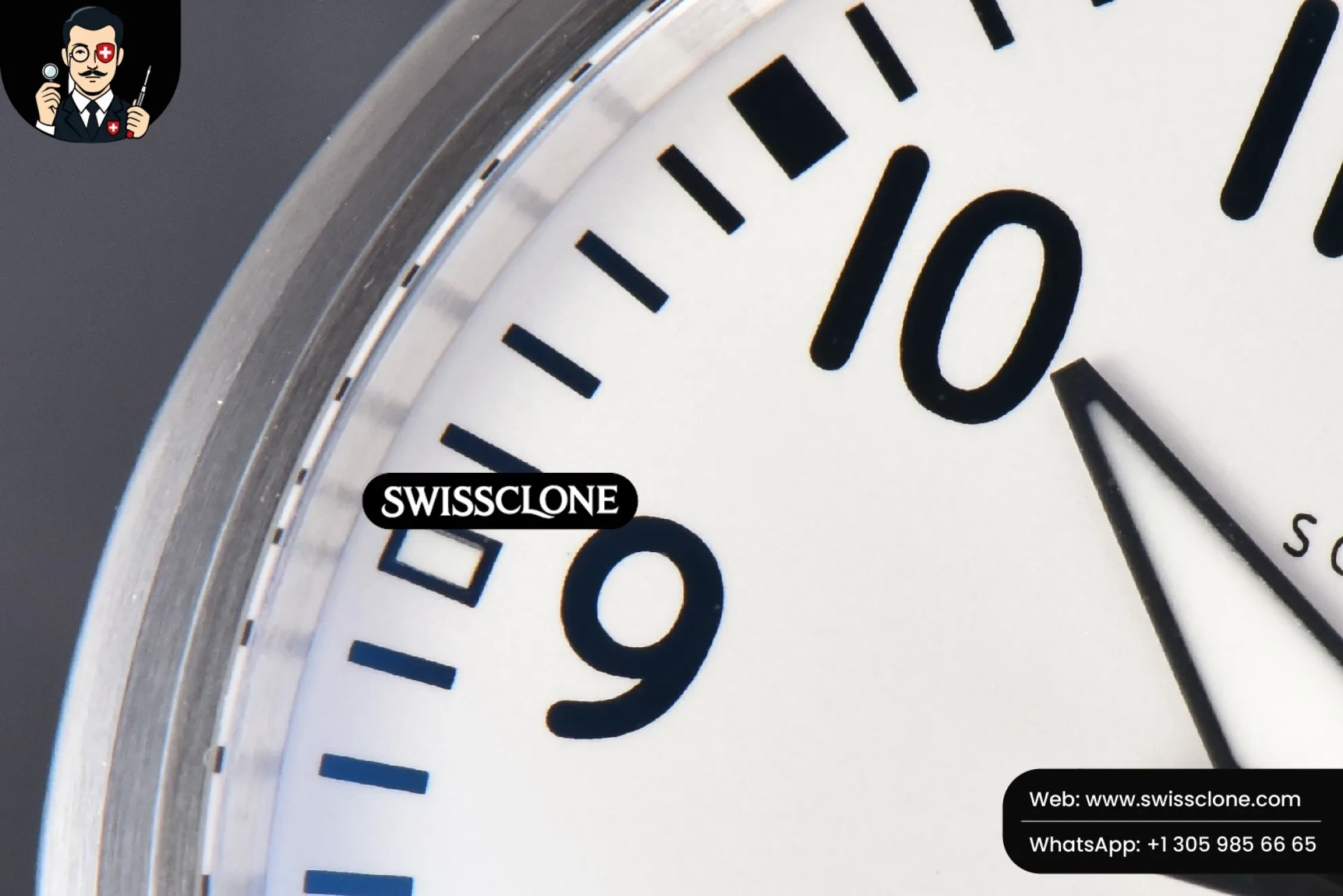 IWC Mark XVIII IWC327012 V7F 40mm White Dial V7F 1:1 Super Clone - Caseback & Cloned Calibre Movement