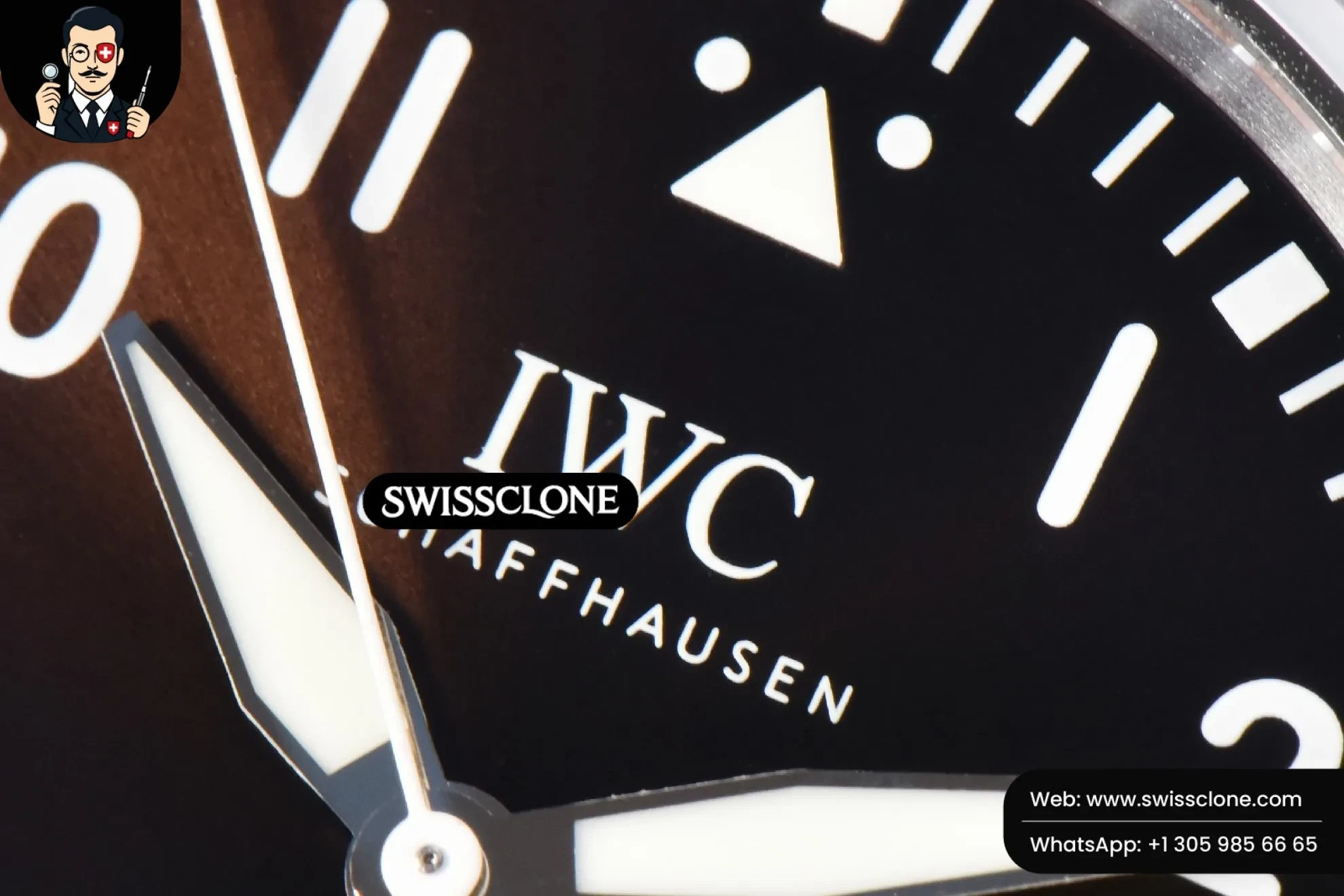 IWC Mark XVIII IWC327013 V7F 40mm Brown Dial V7F 1:1 Super Clone - Clasp & Bracelet Finishing