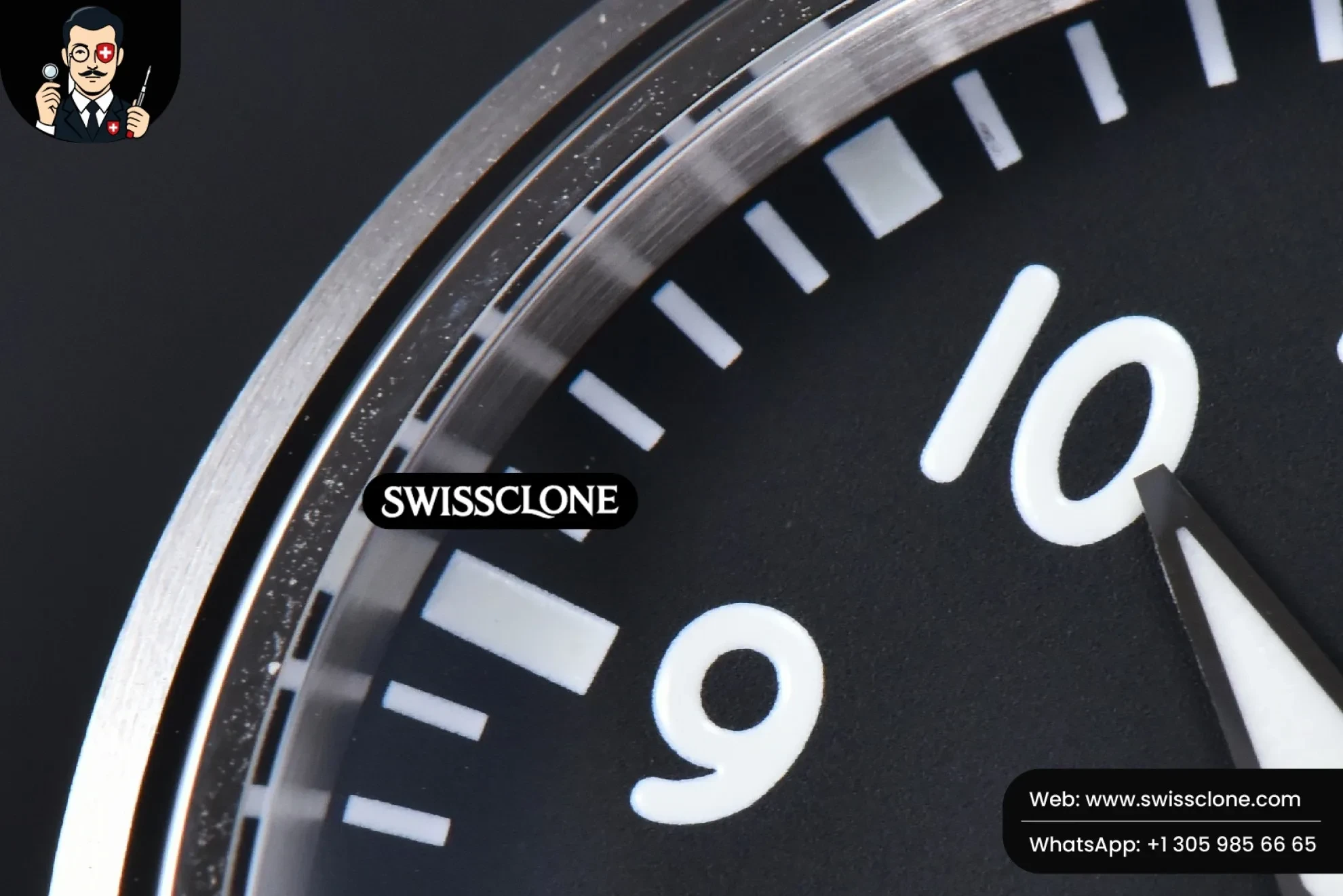 IWC Mark XX IWC328201 40mm GSF Black Dial Black Leather 1:1 Super Clone - Clasp & Bracelet Finishing