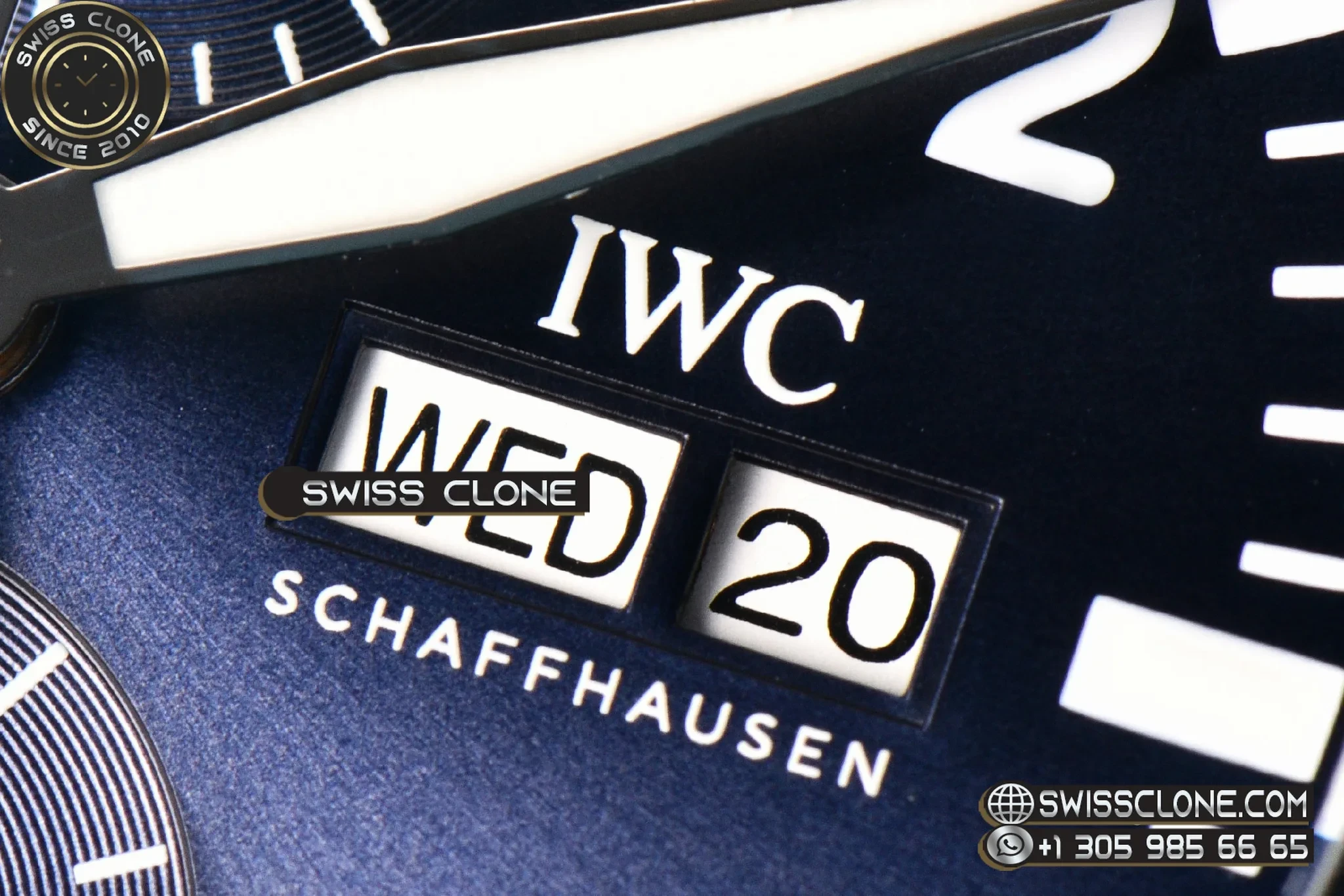 IWC Pilot Chrono IW388102 APSF 41mm Blue Dial Swiss Clone - View 3