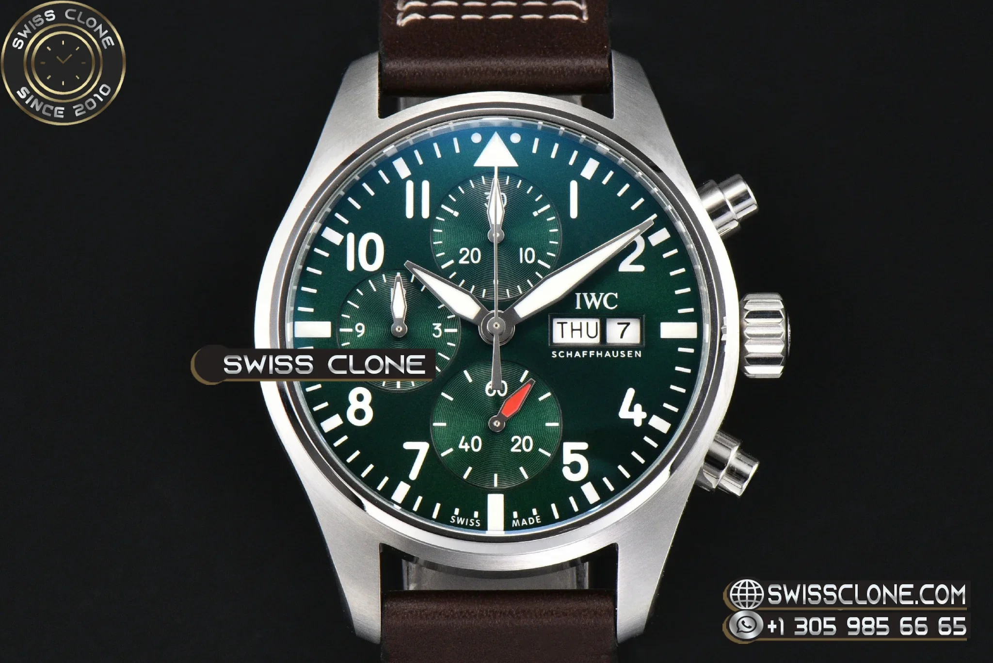 IWC Pilot Chrono IW388103 Green Dial 41mm - Image 2