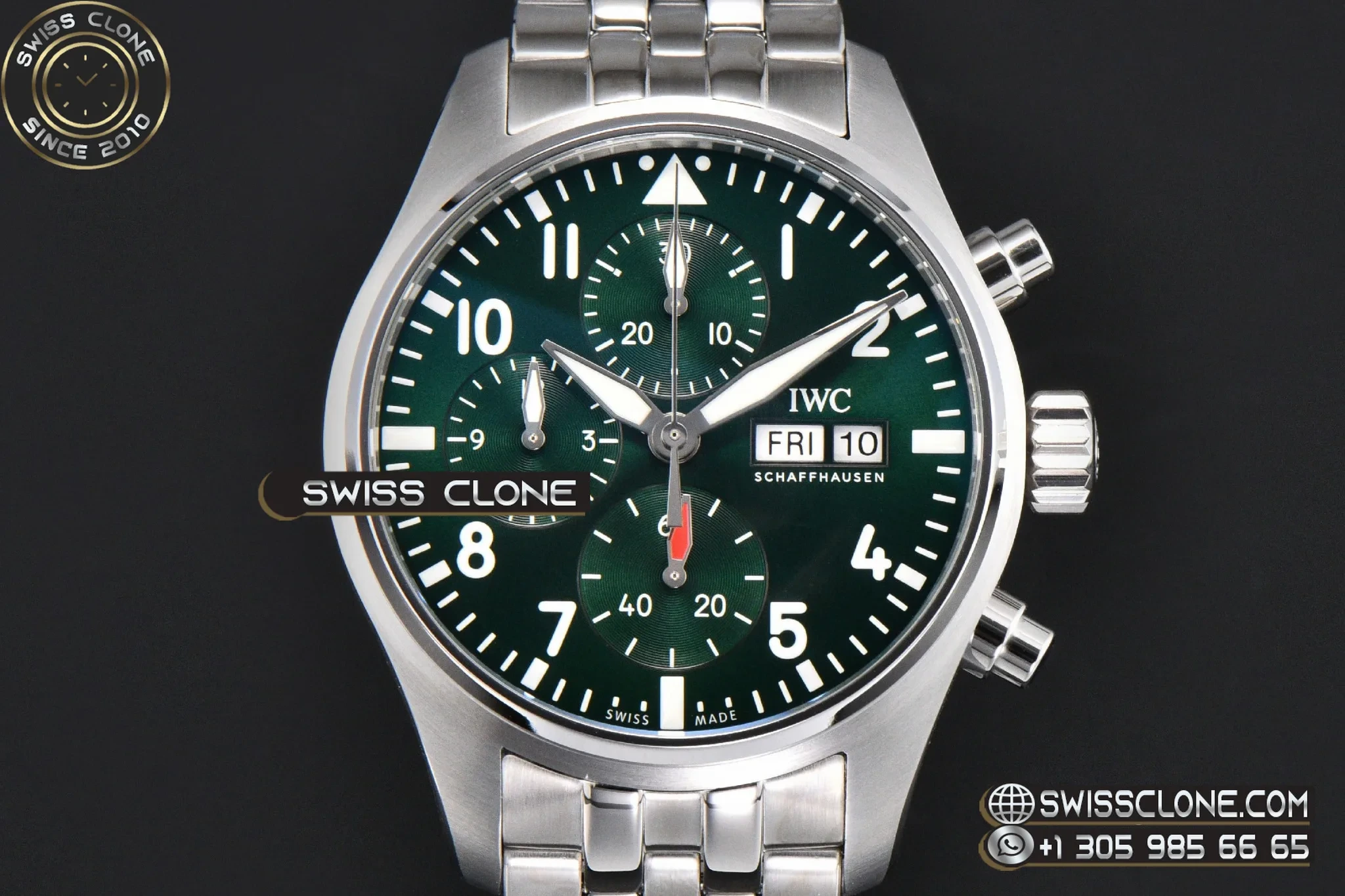 IWC Pilot Chrono IW388104 Green Dial 41mm - Image 2