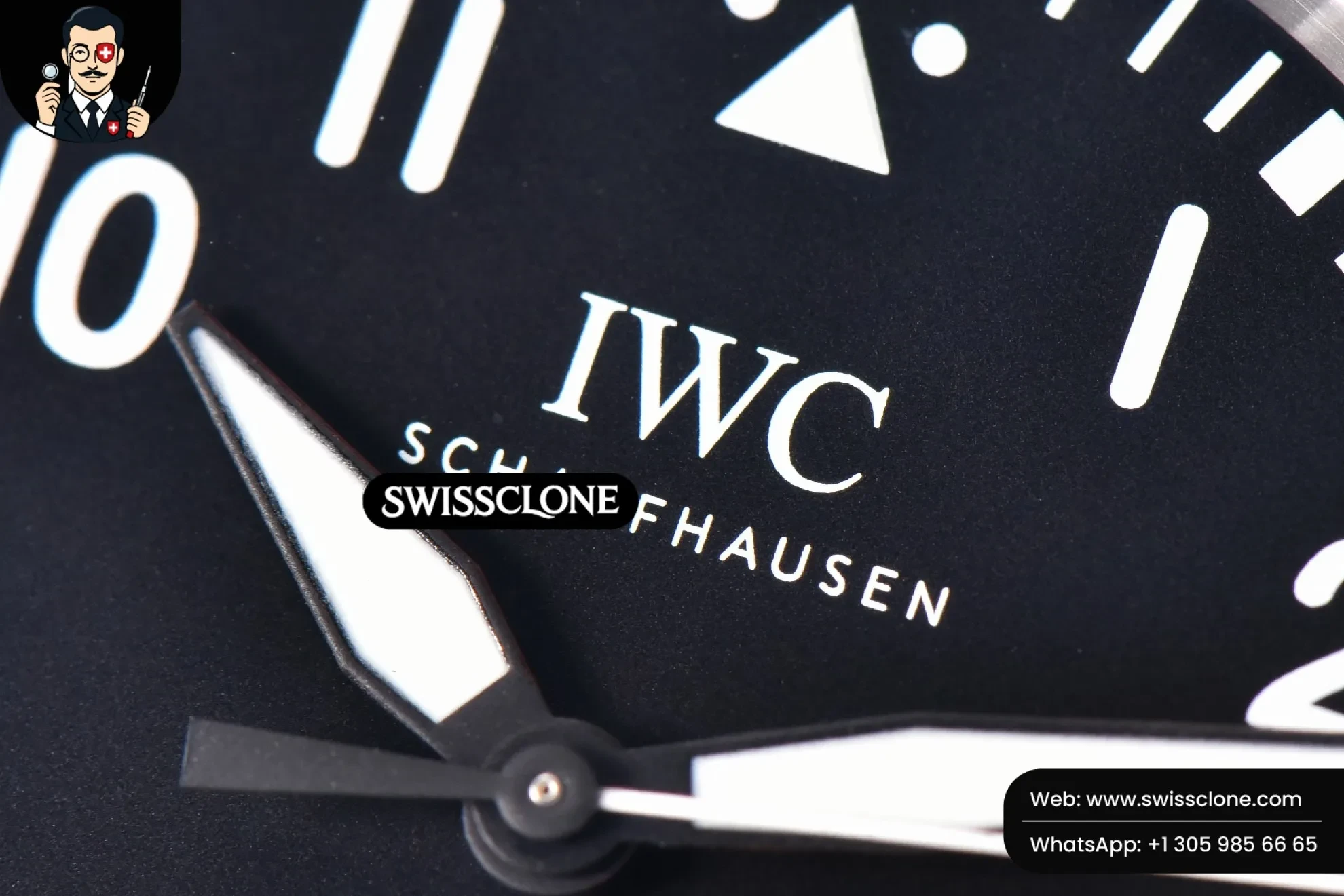 IWC Pilot Top Gun IW326901 MKSF 41mm Black Nylon 9015 Swiss Clone - View 3