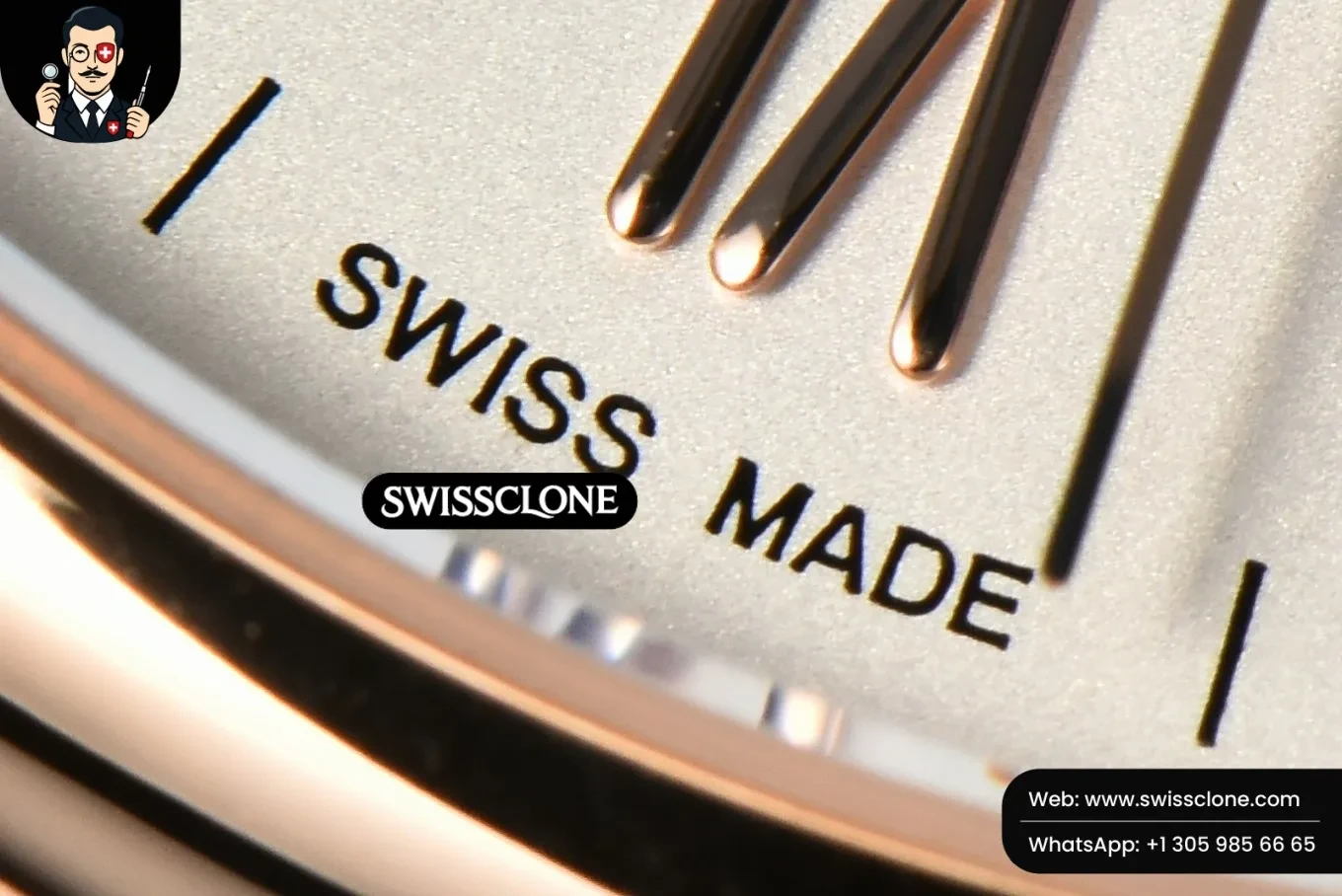 IWC Portofino Automatic 40mm White Dial Hands Brown Croc Swiss Clone - View 3
