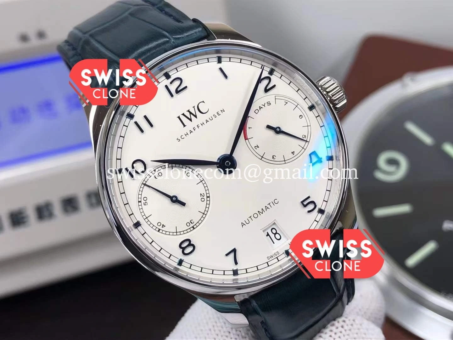 IWC Portugieser IW500705 Automatic Watch in White Dial - Image 2