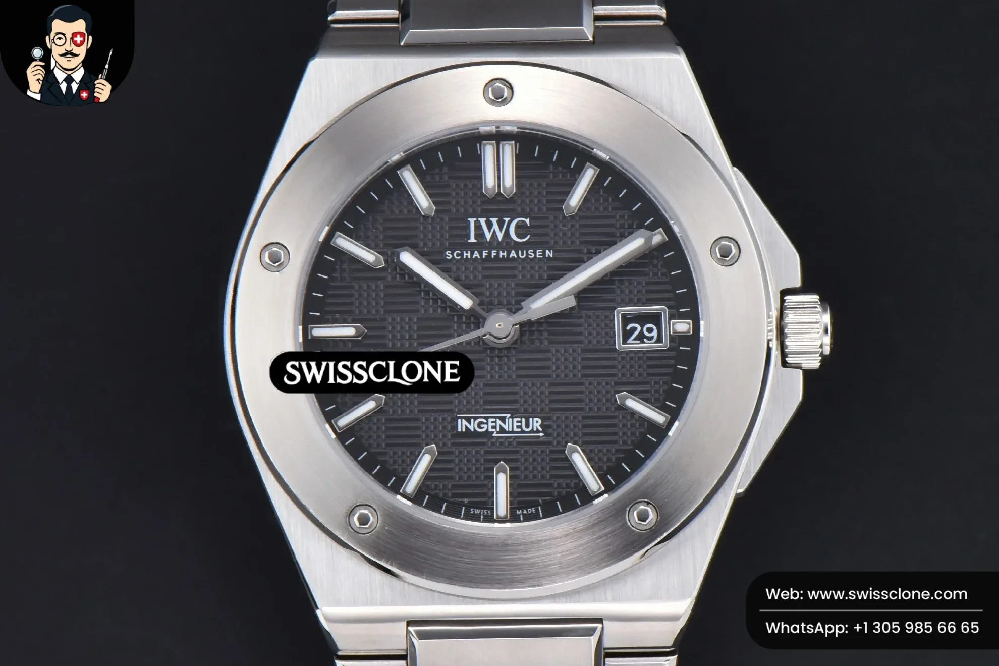 Ingenieur 40mm GHF Black Textured Dial MY9015