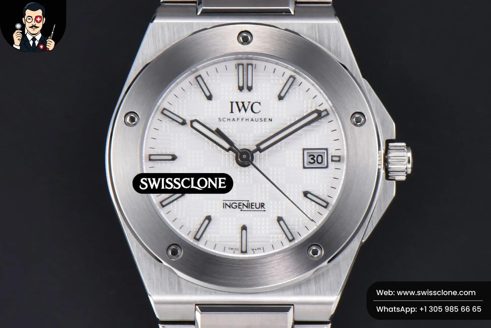 Ingenieur 40mm GHF White Textured Dial MY9015