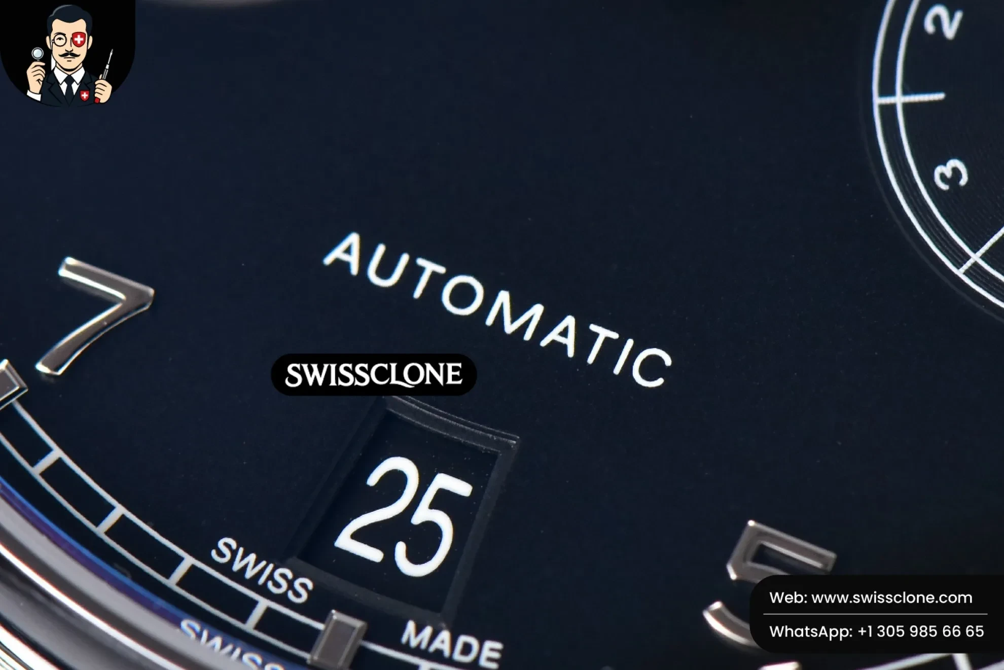 IWC Portuguese Real PR IW500703 42mm Black Dial Black Leather Swiss Clone - View 3