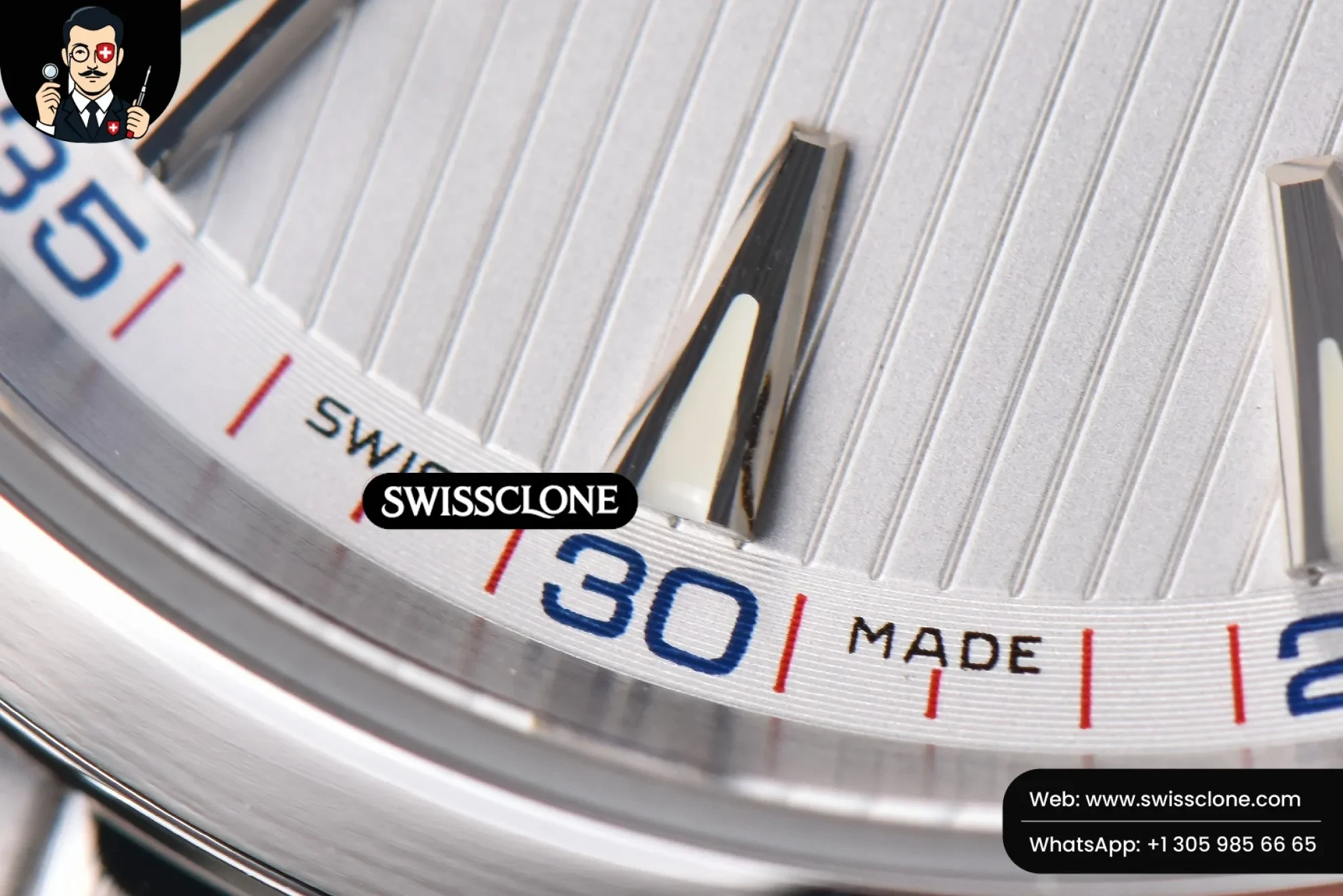 Omega Aqua Terra 150M 41mm White Dial Gold Hand - Side Case Thickness & Lug Finishing View | 1:1 Swiss Super Clone