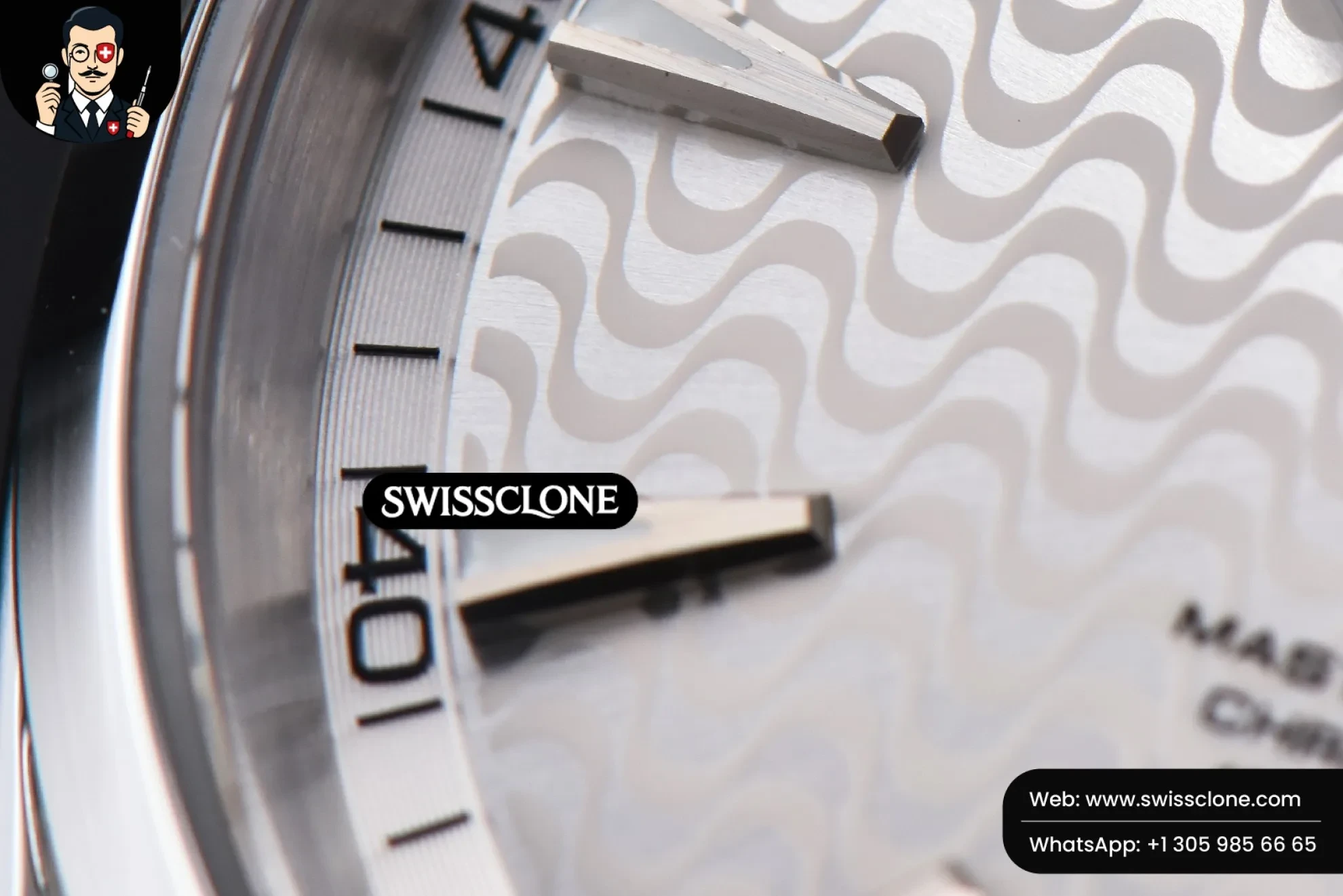 Omega Aqua Terra 150M 41mm White Wave Dial Silver Markers - Clasp, Bracelet & Buckle Detail | 1:1 Swiss Super Clone