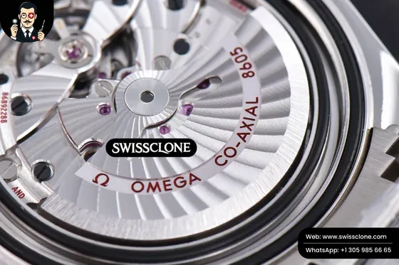 Omega Aqua Terra 150M 43mm GMT Black Textured Dial SS Bracelet A8605 (VSF) 1:1 Super Clone - Atelier Macro View #17