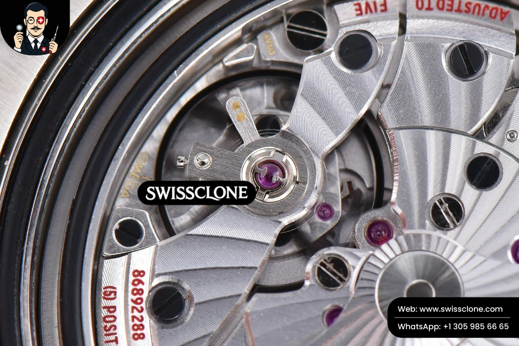 Omega Aqua Terra 150M 43mm GMT Black Textured Dial SS Bracelet A8605 (VSF) 1:1 Super Clone - Atelier Macro View #20
