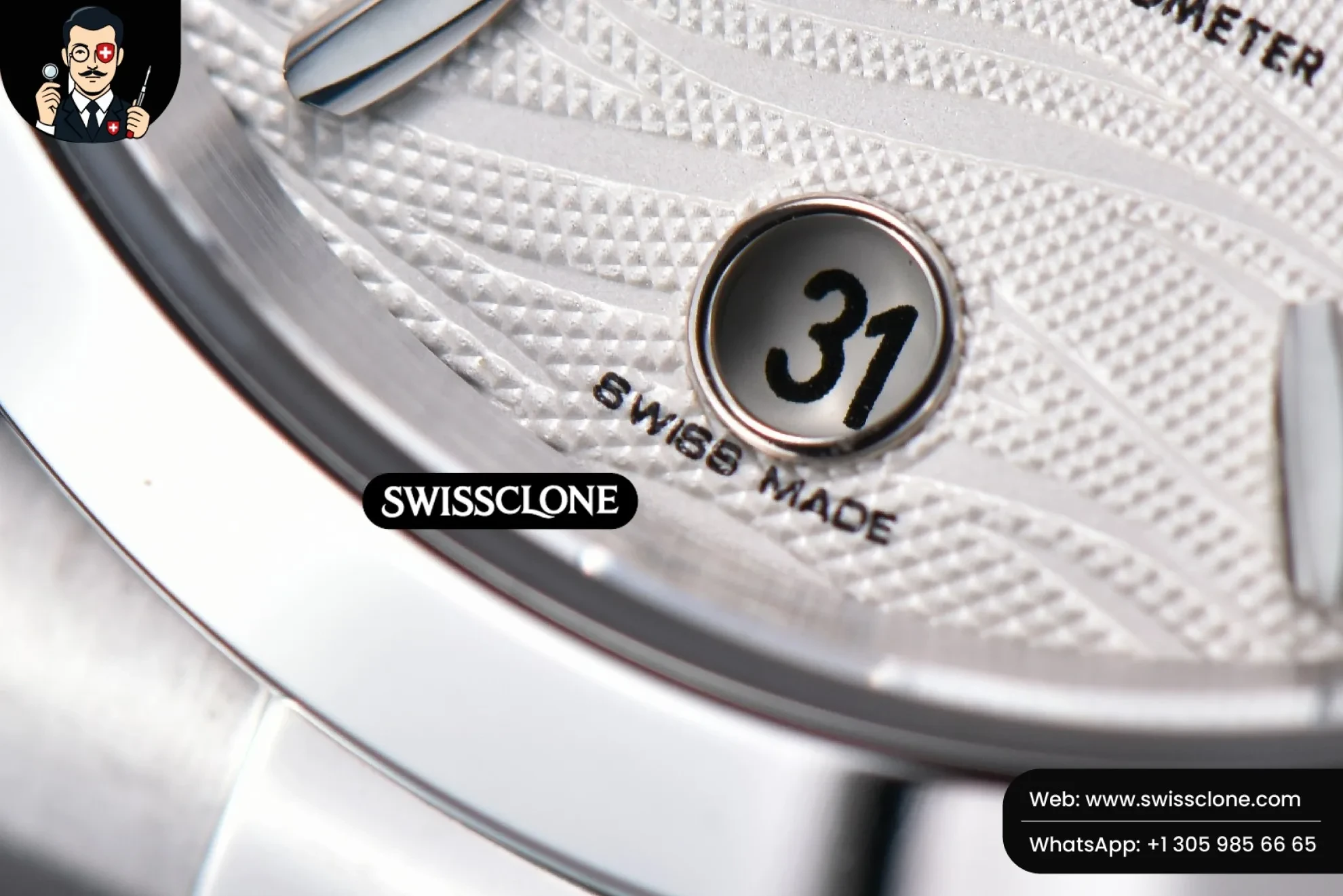 Omega Aqua Terra 150M Ladies 34mm White Wave Dial Silver Marker 1:1 Super Clone - On-Wrist Presence View
