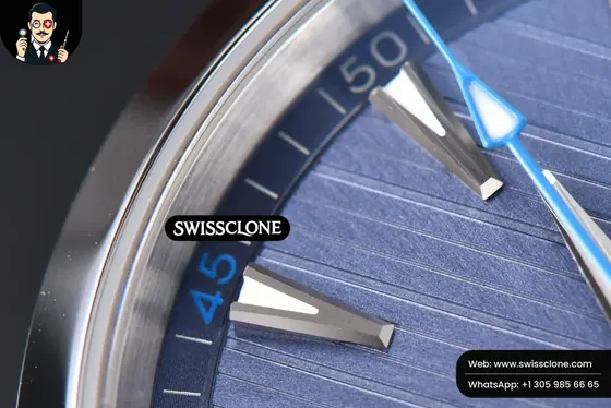 Omega Aqua Terra 150M Master Chronometers 41mm Dark Blue Dial Blue Hand Rubber 1:1 Super Clone - On-Wrist Presence View