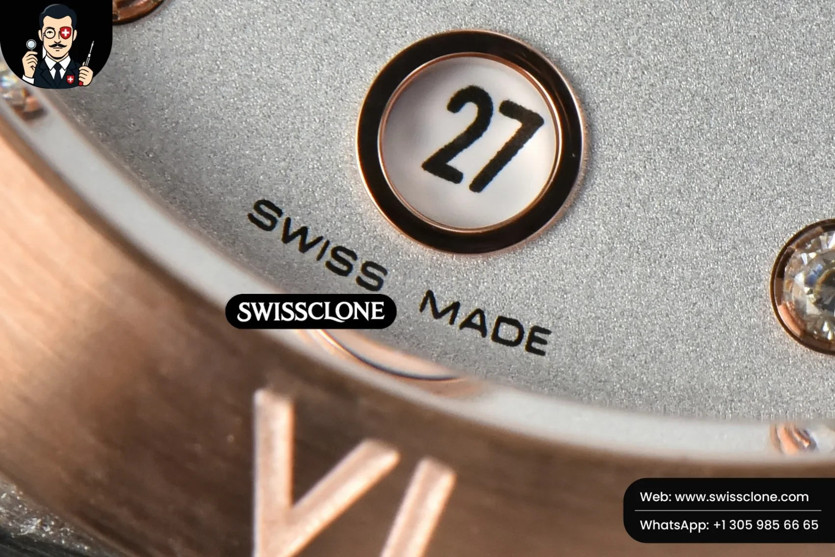 Omega Constellation 29mm TWSF White Dial RG/SS - Clasp, Bracelet & Buckle Detail | 1:1 Swiss Super Clone