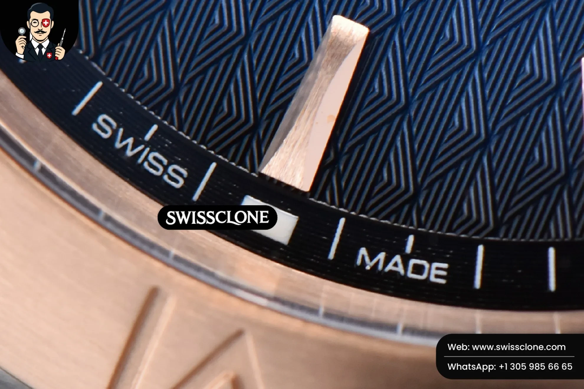 Omega Constellation 38mm RG/SS Blue Textured Dial RG/SS 1:1 Super Clone - On-Wrist Presence View