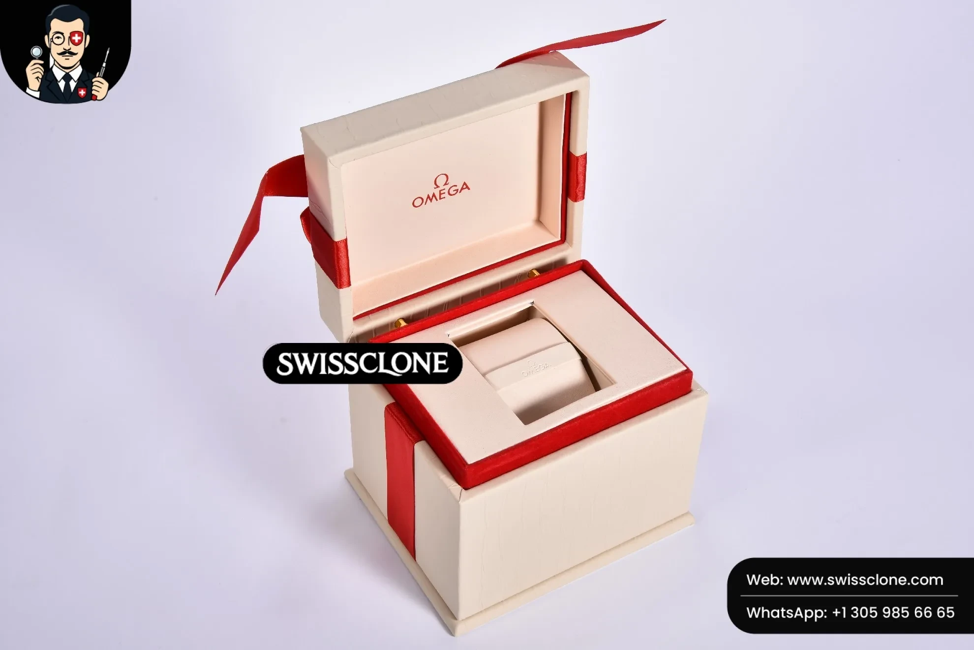 Omega Gift Box And Papers 1:1 Super Clone - Caseback & Cloned Calibre Movement