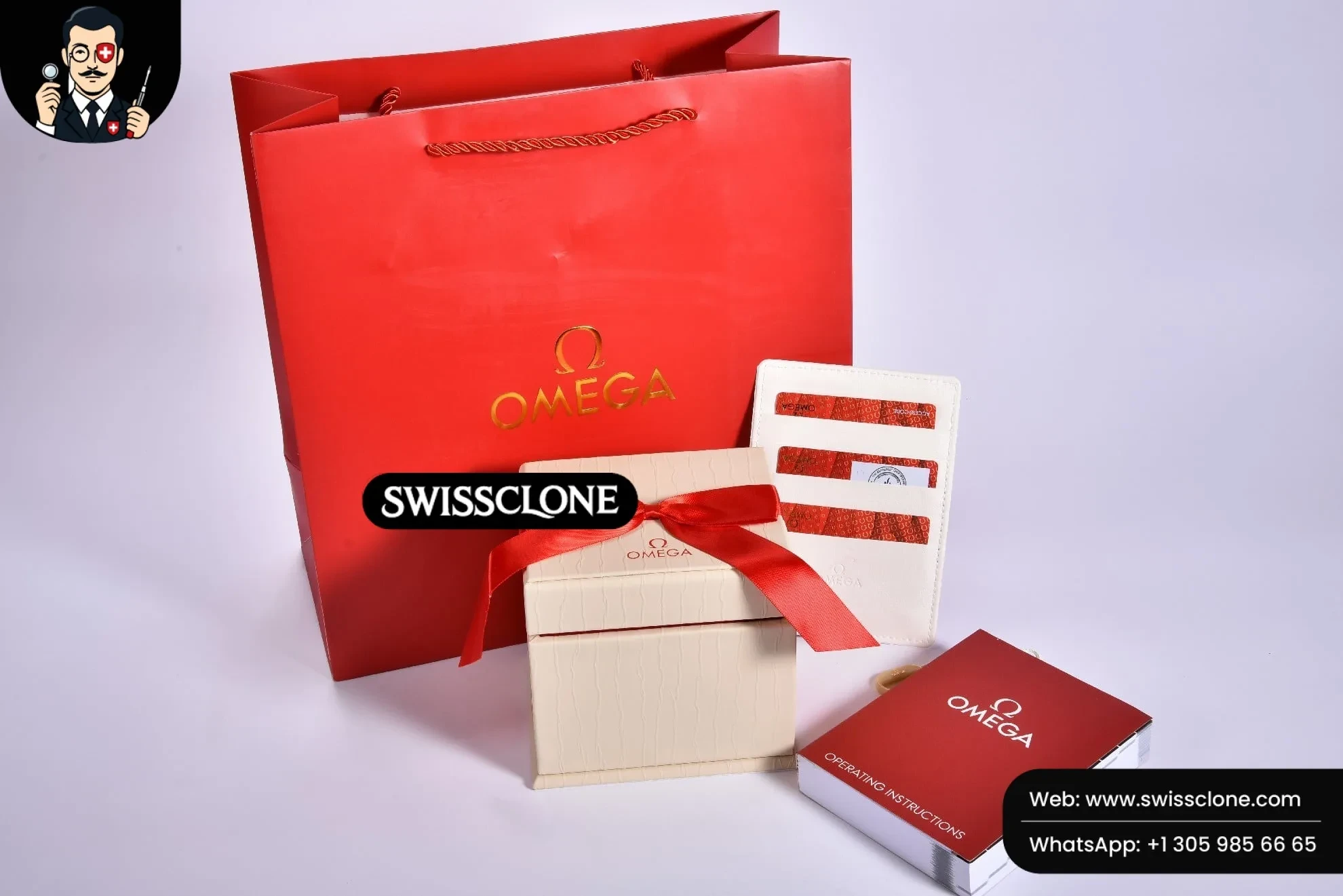 Omega Gift Box And Papers