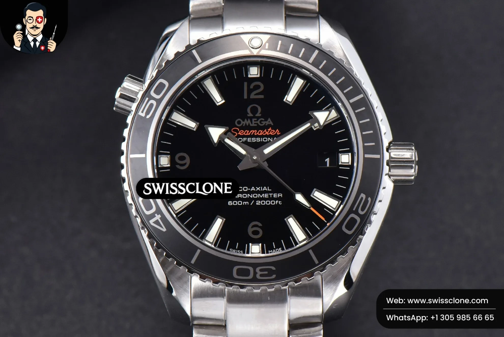 Omega Planet Ocean 600m 42mm Black Dial