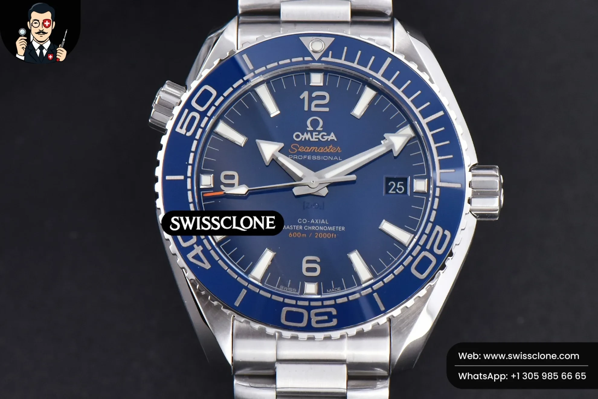 Omega Planet Ocean 600m 43.5mm Blue Dial