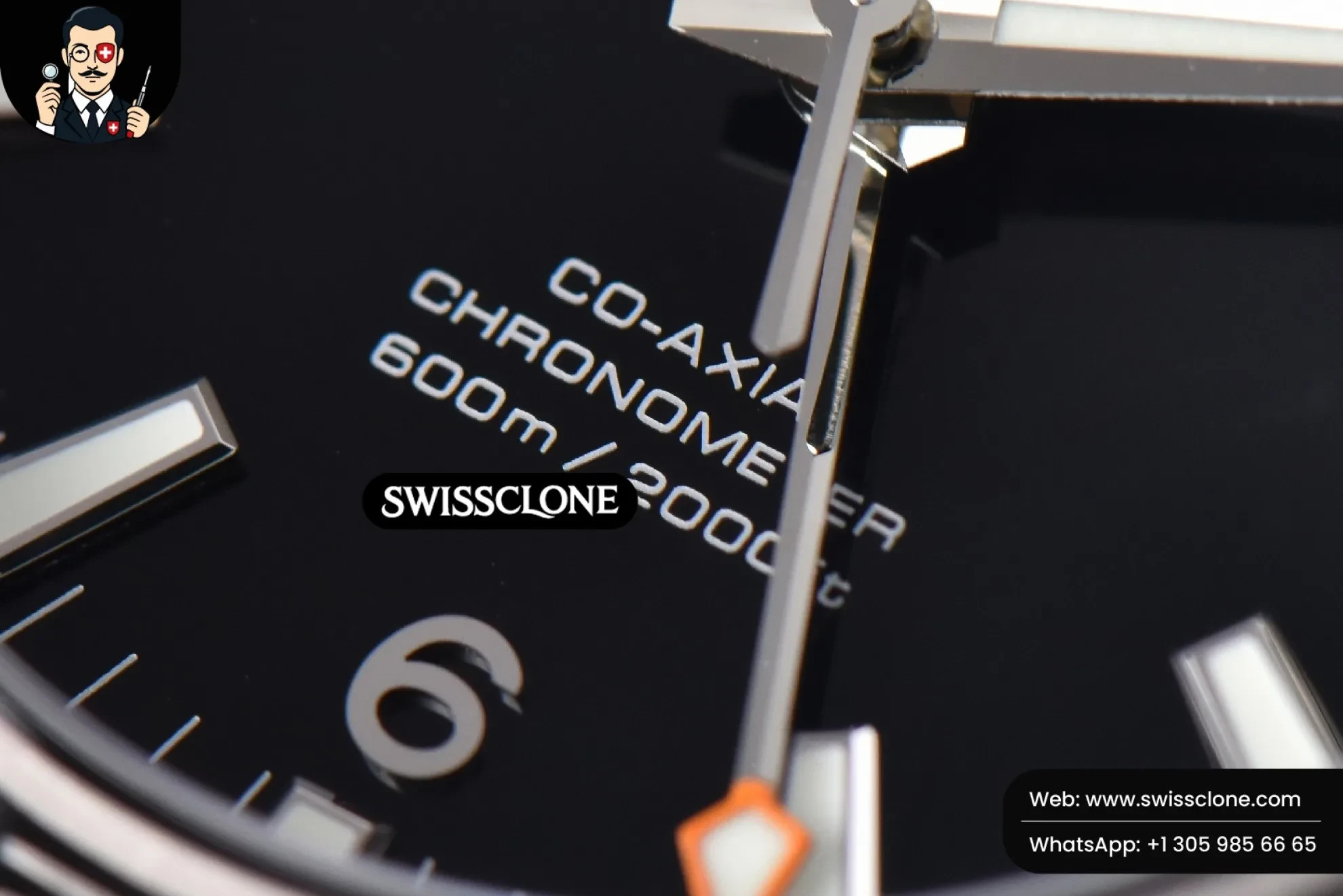 Omega Planet Ocean 600m GMT 43.5mm Black Dial - Clasp, Bracelet & Buckle Detail | 1:1 Swiss Super Clone