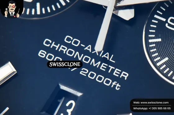 Omega Planet Ocean Chrono 45.5mm OMF Black Dial 1:1 Super Clone - On-Wrist Presence View