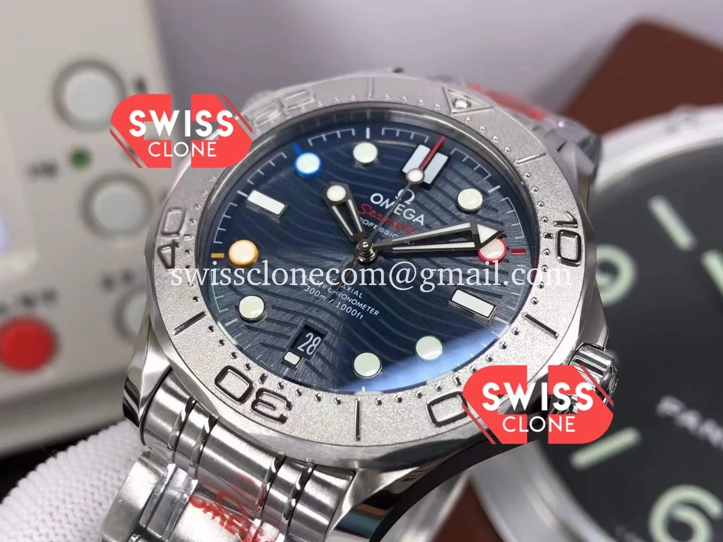 Omega Seamaster 300M "Beijing 2022" 1:1 Super Clone - Clasp & Bracelet Finishing