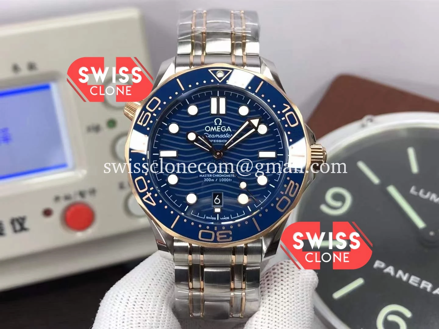 Omega Seamaster 300M Co-Axial Master Chronometer Blue Dial