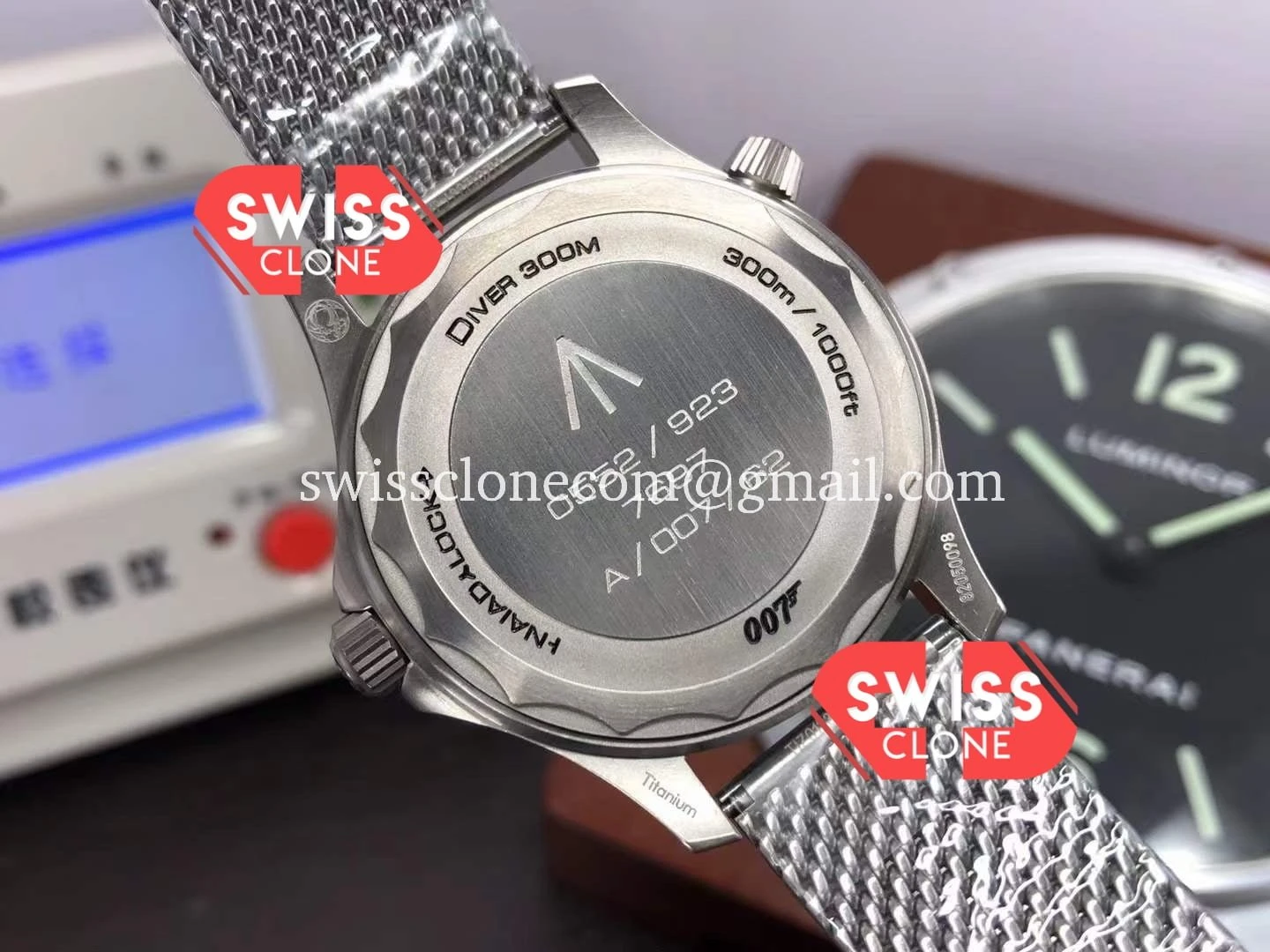 Omega Seamaster 300M No Time To Die Steel - Clasp, Bracelet & Buckle Detail | 1:1 Swiss Super Clone