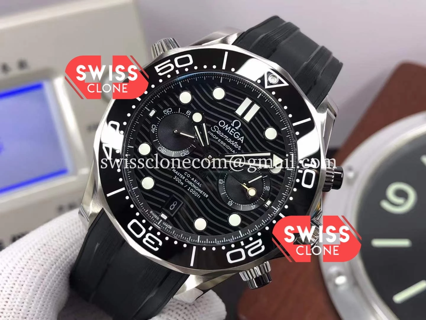 Omega Seamaster Co Axial Master 1:1 Super Clone - Bezel & Case Profile