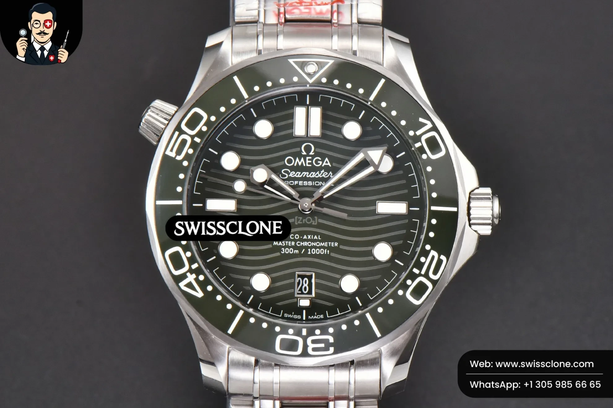 Omega Seamaster Diver 300M 42mm ORF Green Ceramic Green Dial