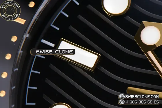 Omega Seamaster Diver 300M 42mm YG/SS Black Dial Metal And Rubber VS8800 V4(Free rubber ) 1:1 Super Clone - Lateral Case Thickness Profile