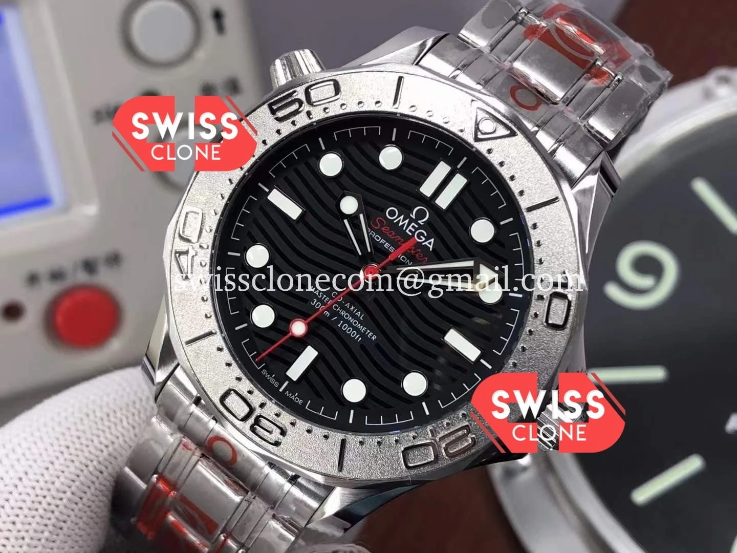 Omega Seamaster Diver 300M Nekton 1:1 Super Clone - Bezel & Case Profile