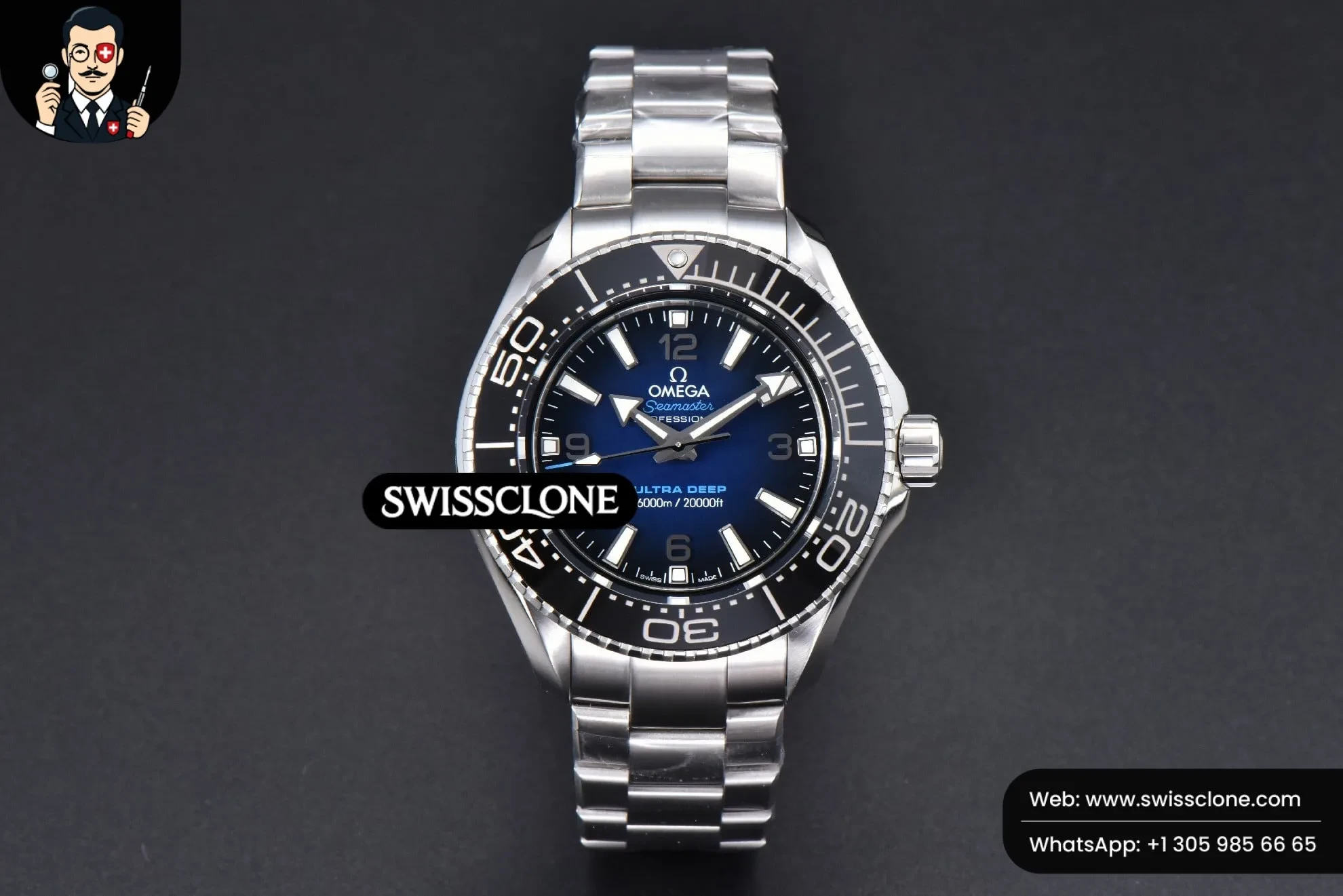 Omega Seamaster Planet Ocean Ultra Deep 45.5mm Blue Gradient Dial