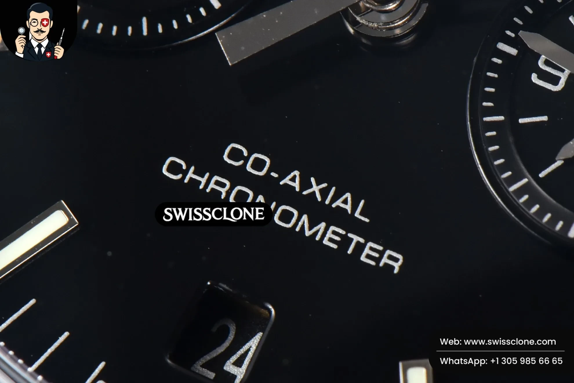 Omega Speedmaster ‘Dark Side Of The Moon’ Real Ceramic OMF 44mm Black Dial Nylon 1:1 Super Clone Det - On-Wrist Presence View