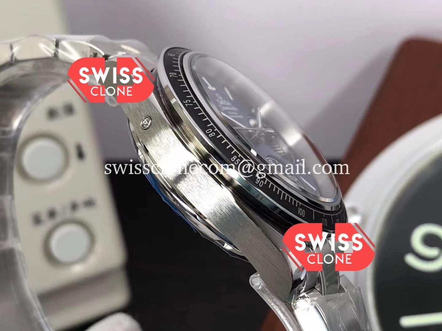 Omega Speedmaster Racing Blue Dial 904L 1:1 Super Clone - Caseback & Cloned Calibre Movement
