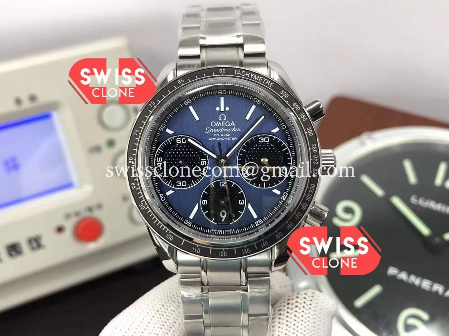 Omega Speedmaster Racing Blue Dial 904L