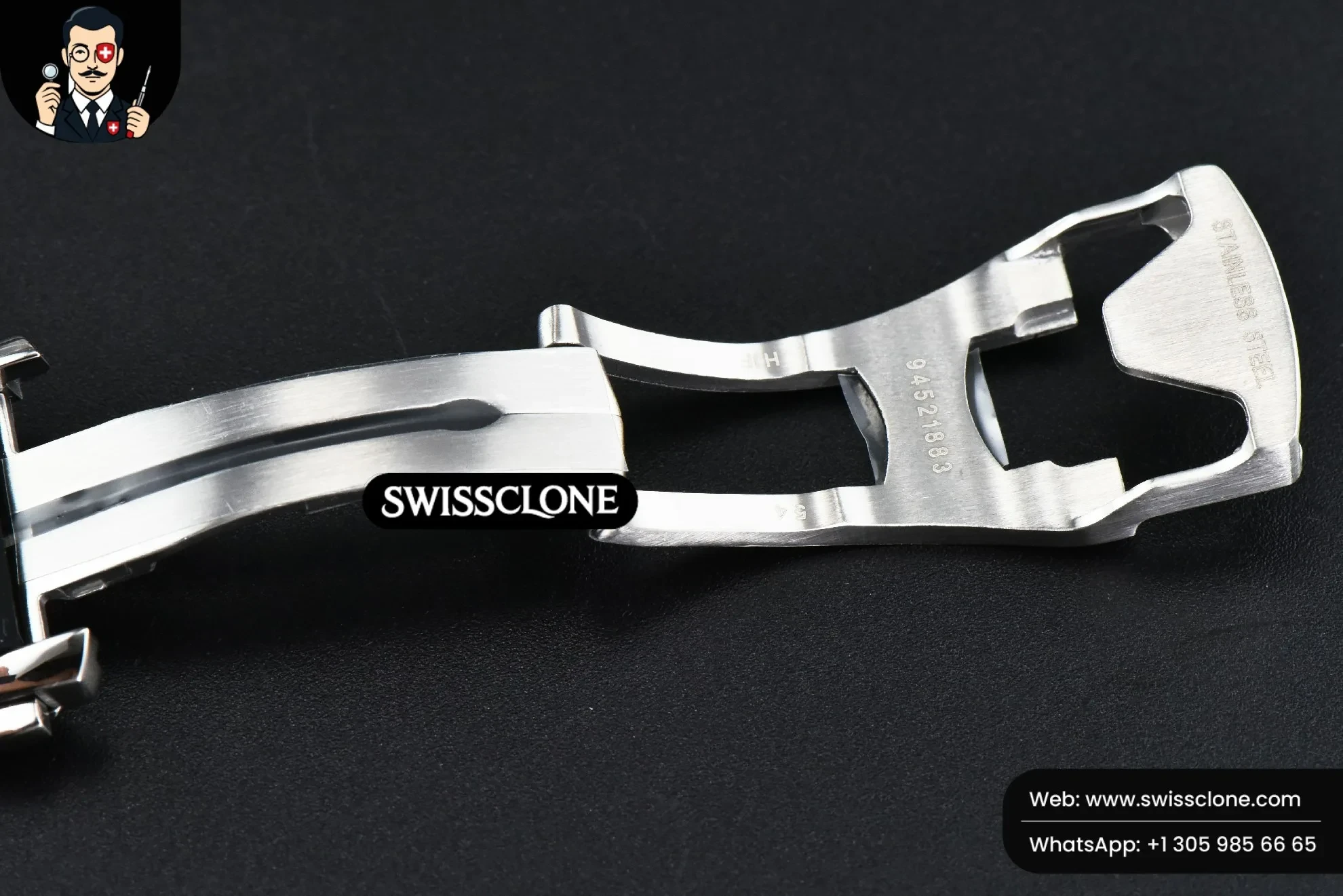 Omega Speedmaster Racing Master 40mm HRF Black Dial Black Rubber - Clasp, Bracelet & Buckle Detail | 1:1 Swiss Super Clone