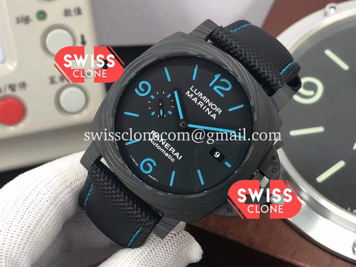 Panerai Luminor Marina Carbotech PAM1661 1:1 Super Clone - Bezel & Case Profile