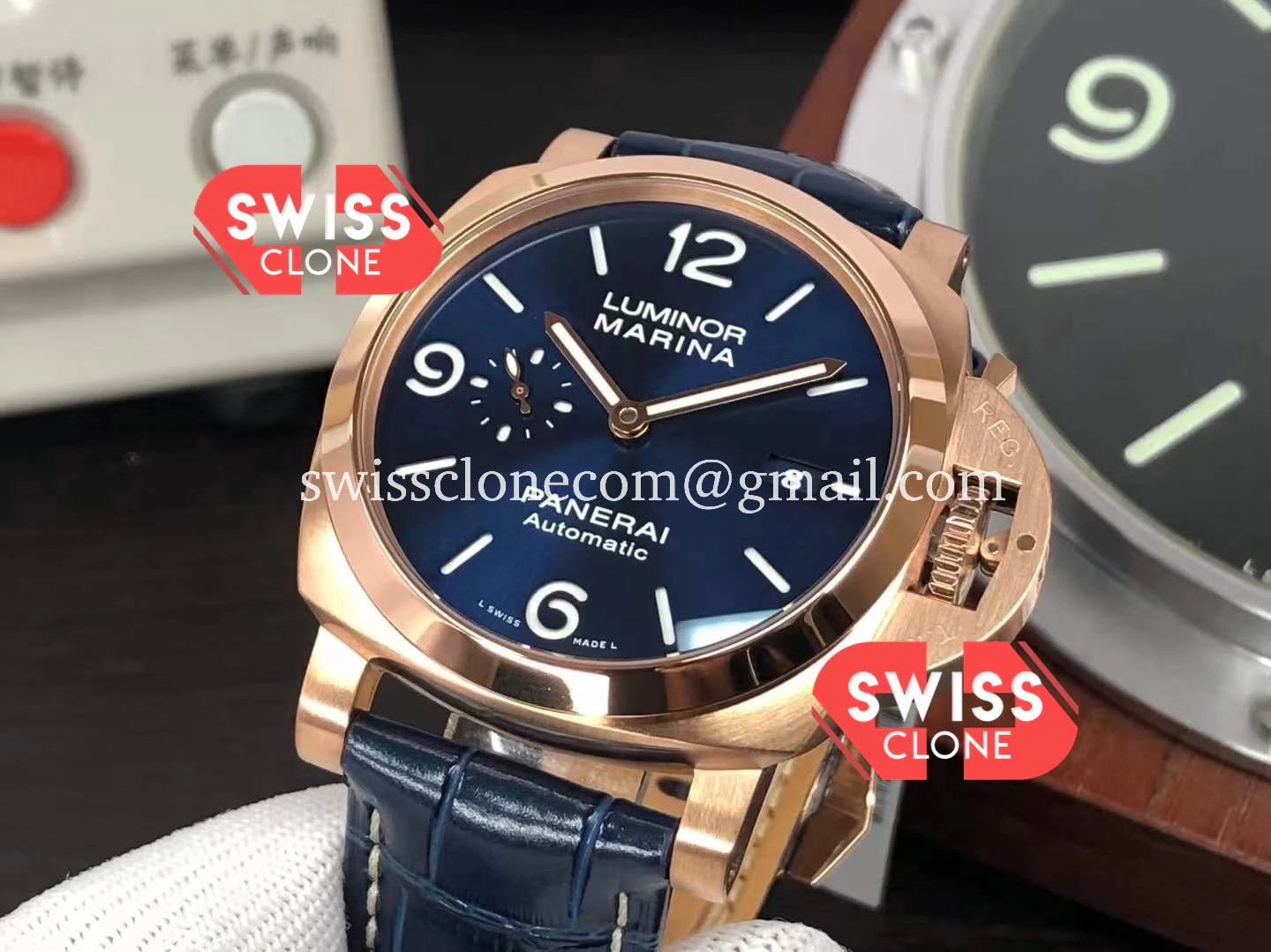 Panerai Luminor Marina PAM1112 Rose Gold 1:1 Super Clone - Clasp & Bracelet Finishing