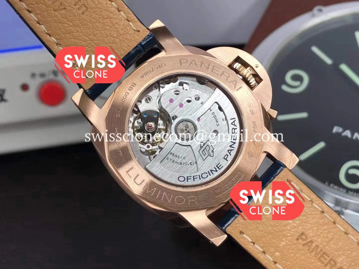 Panerai Luminor Marina PAM1112 Rose Gold 1:1 Super Clone - On-Wrist Presence View