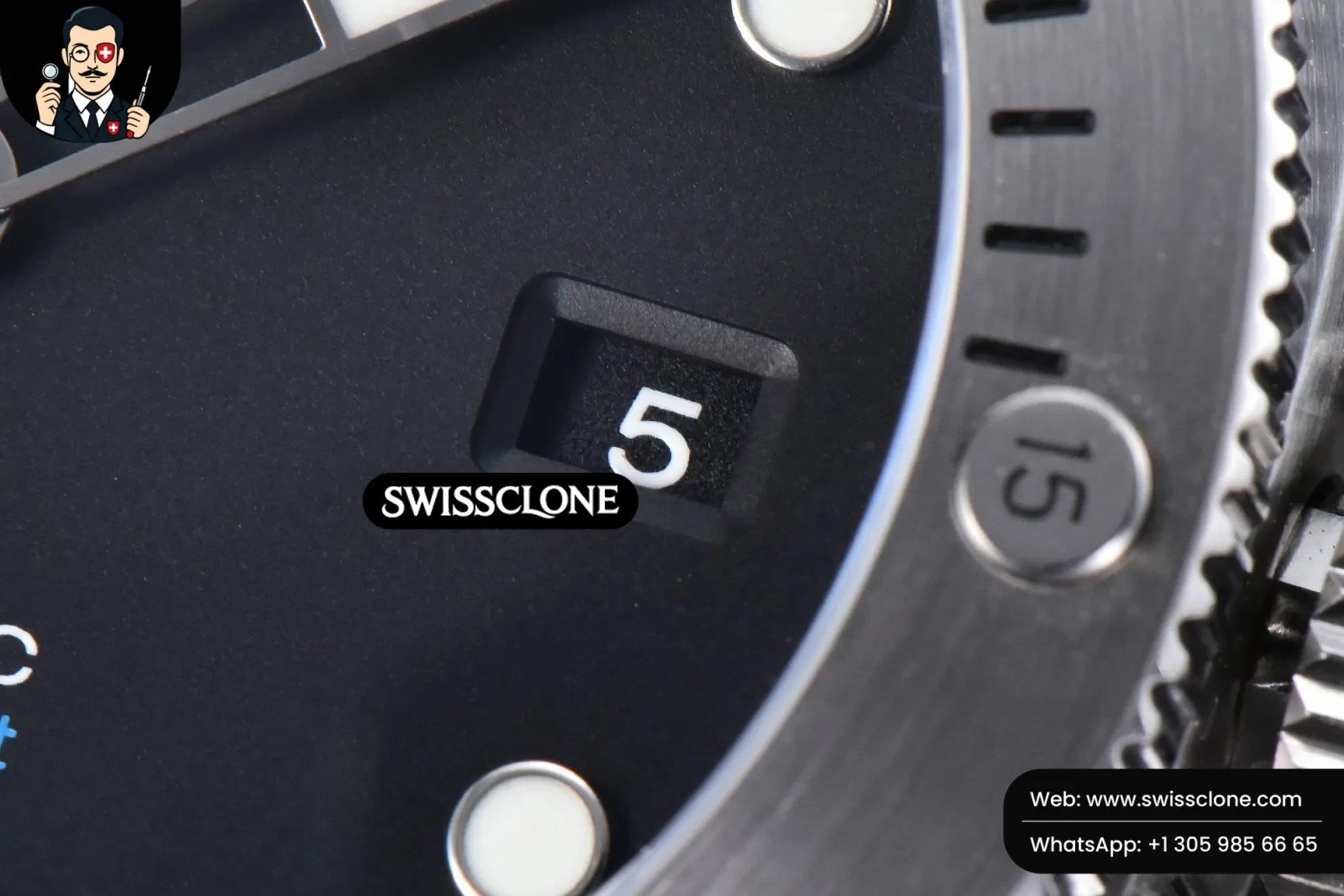 Panerai PAM1229 44mm Submersible Quaranta TTF Black Dial Rubber P9010 - Clasp, Bracelet & Buckle Detail | 1:1 Swiss Super Clone