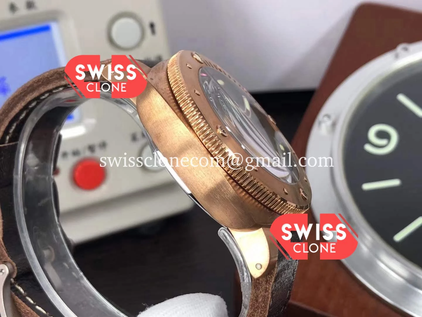 Panerai PAM382 Luminor Submersible 1950 1:1 Super Clone - Caseback & Cloned Calibre Movement