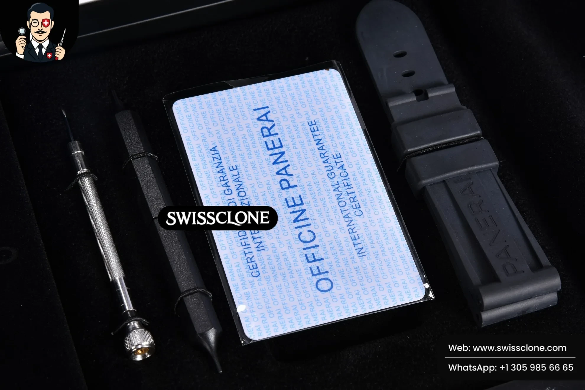 Panerai Wooden Box And Papers 1:1 Super Clone - On-Wrist Presence View