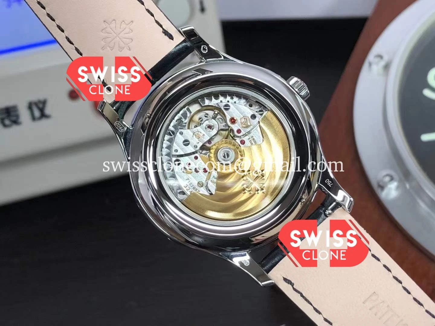 Patek Philippe 5205 001 Complications MoonPhase Dark Grey 1:1 Super Clone - On-Wrist Presence View