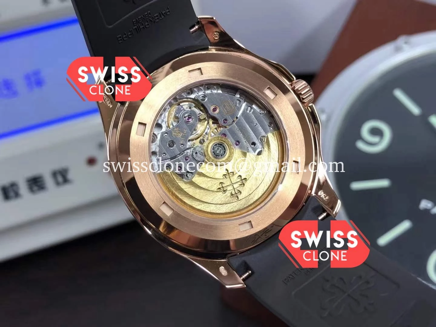 Patek Philippe Aquanaut 5167 001 904L Rose 1:1 Super Clone - Lateral Case Thickness Profile